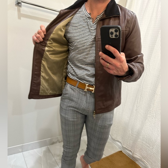 Banana Republic Other - Banana Republic Mens Linen Blend Notch V-Neck Striped Shirt Nautical Fashion NWT